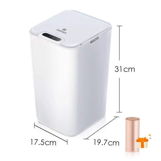 Touchless Induction Trash Can - Smart and Hygienic for Your Kitchen - Eco-Friendly Waste Garbage Bin